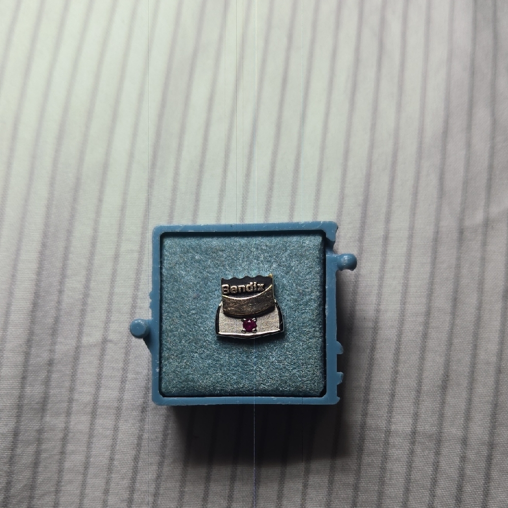 Bendix Fendi Silver and Pink Bag Brooch